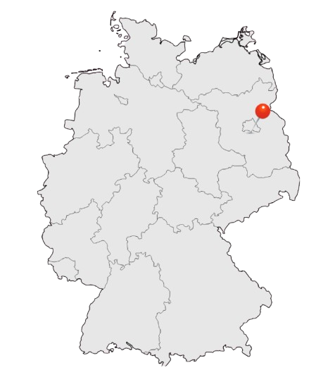 Standort Berlin auf der Deutschlandkarte